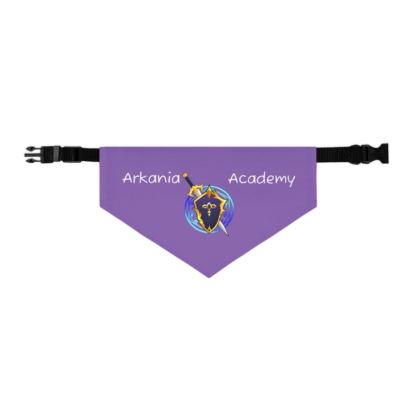 Arkania Academy Pet Bandana Collar (Light Purple)