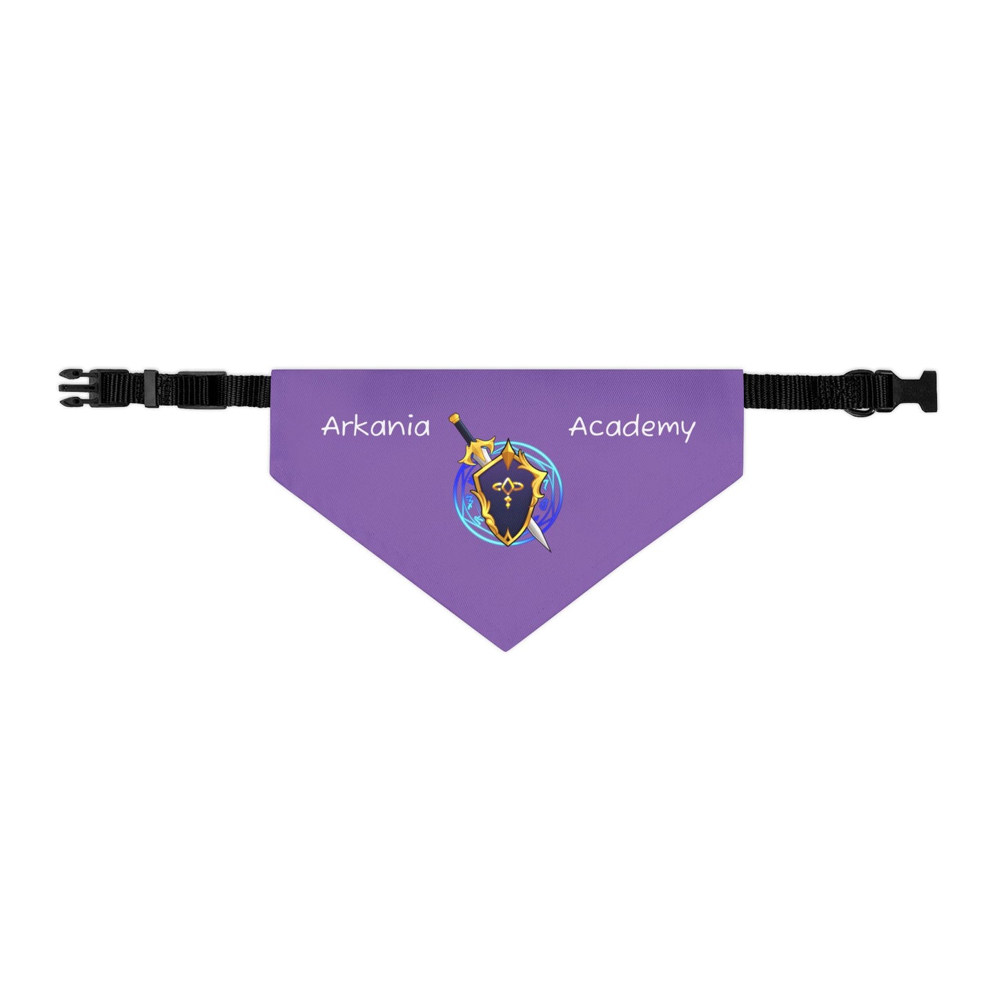 Arkania Academy Pet Bandana Collar (Light Purple)