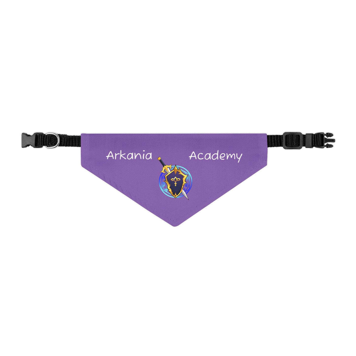 Arkania Academy Pet Bandana Collar (Light Purple)