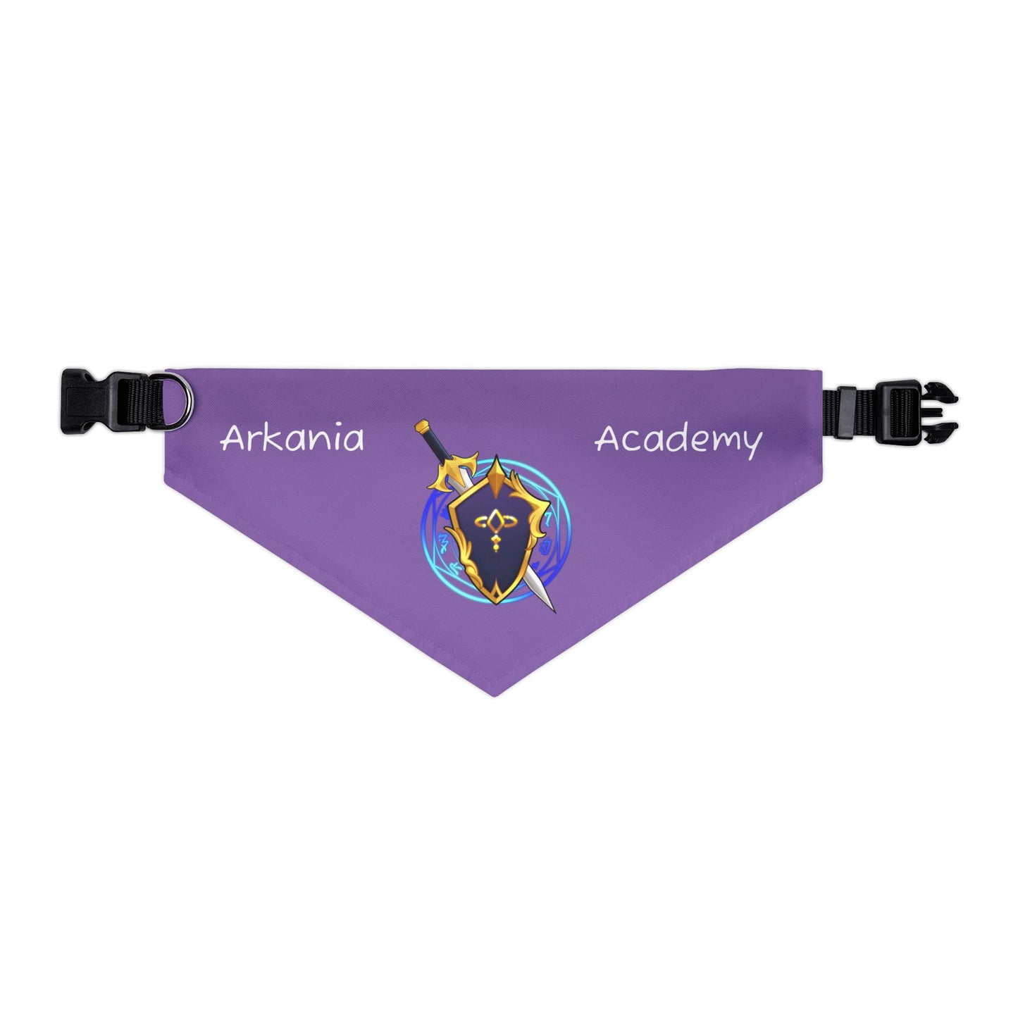 Arkania Academy Pet Bandana Collar (Light Purple)